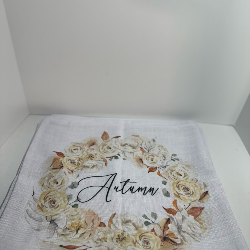 “Autumn” Floral 16x16 Pillow Cover